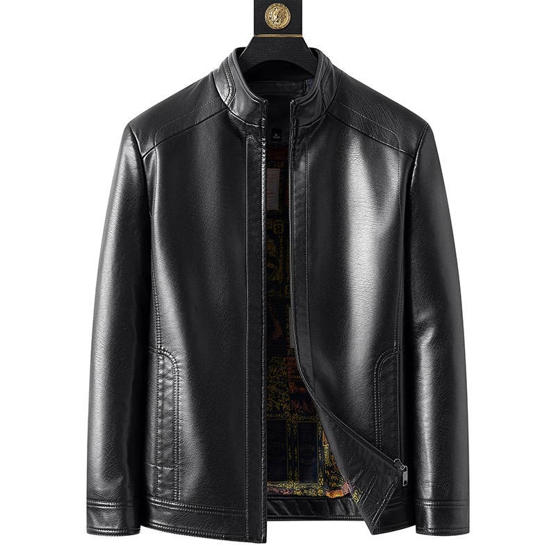 💥Men’s Warm Plush Lining Leather Jacket Coat🔥BUY 2 FREE SHIPPING