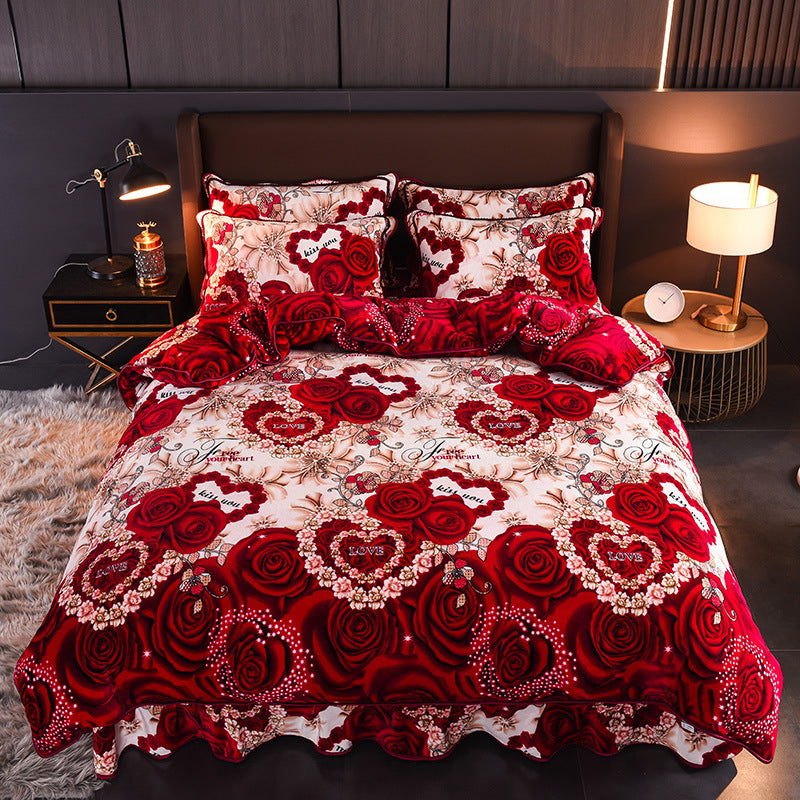 π’π’50 % OFF !!π
4 Piece Print Cozy Comforter Bedding Sets