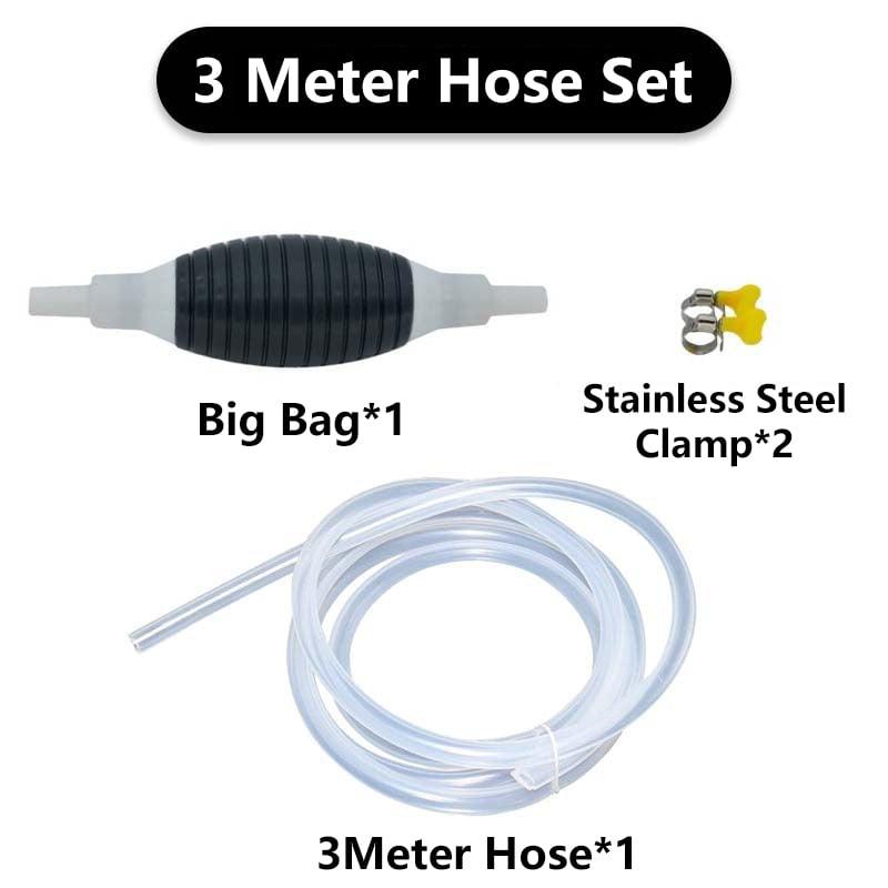 📢📢30% OFF !! ⏰Manual siphon pump ⛽ Gasoline-resistant PVC hose, fast water/fuel pumping, can also be used for aquarium water changes 🐟