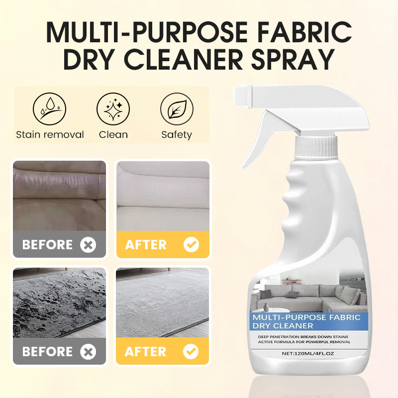 📢📢50 % OFF !!🎅Multi-Purpose Fabric Dry Cleaner Spray