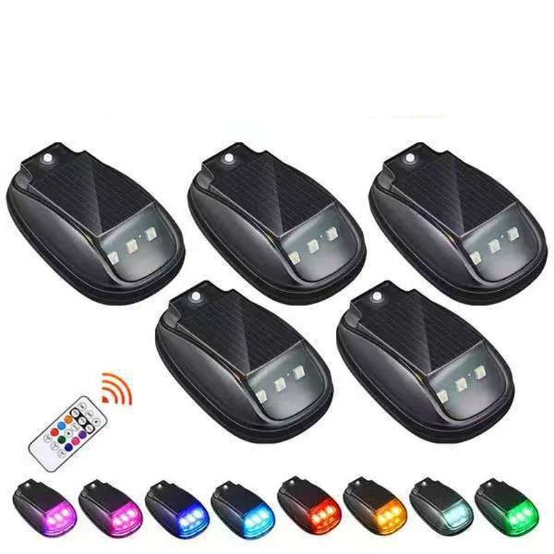 Waterproof Solar Car Roof Light with Remote
