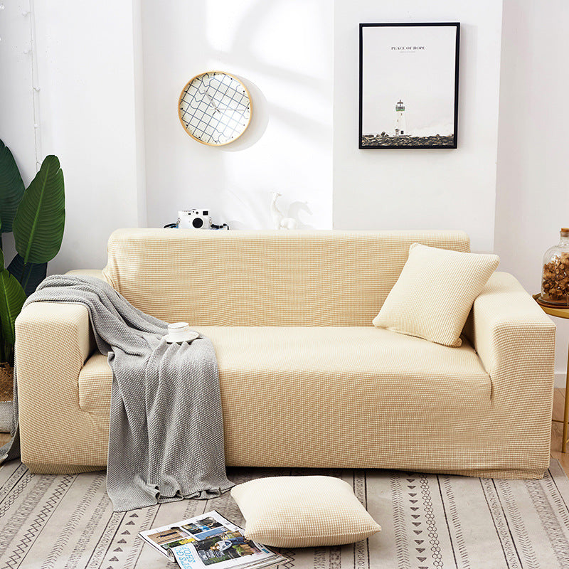 š„Jacquard Knitted Stretch Sofa Cover