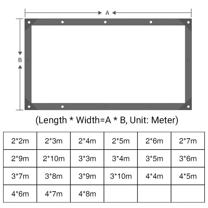 📢📢50% OFF !!! ⏰Heavy-Duty Transparent Waterproof Insulated Tarp