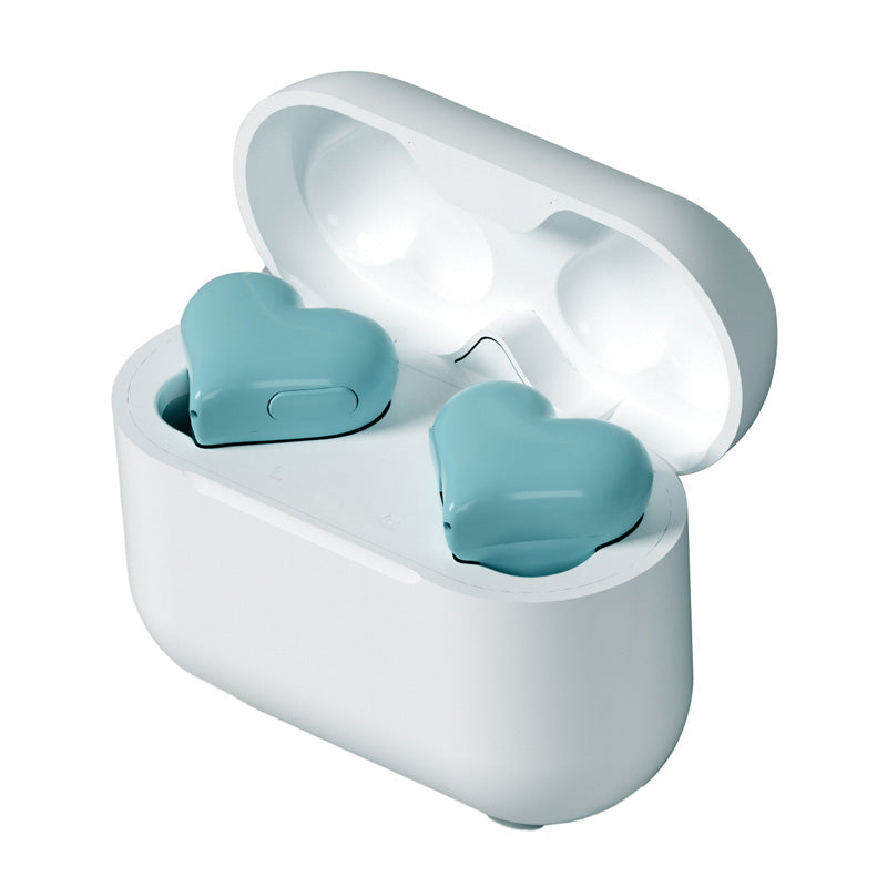 📢📢50% OFF !! ⏰Stylish Heart-Shaped Bluetooth Earbuds