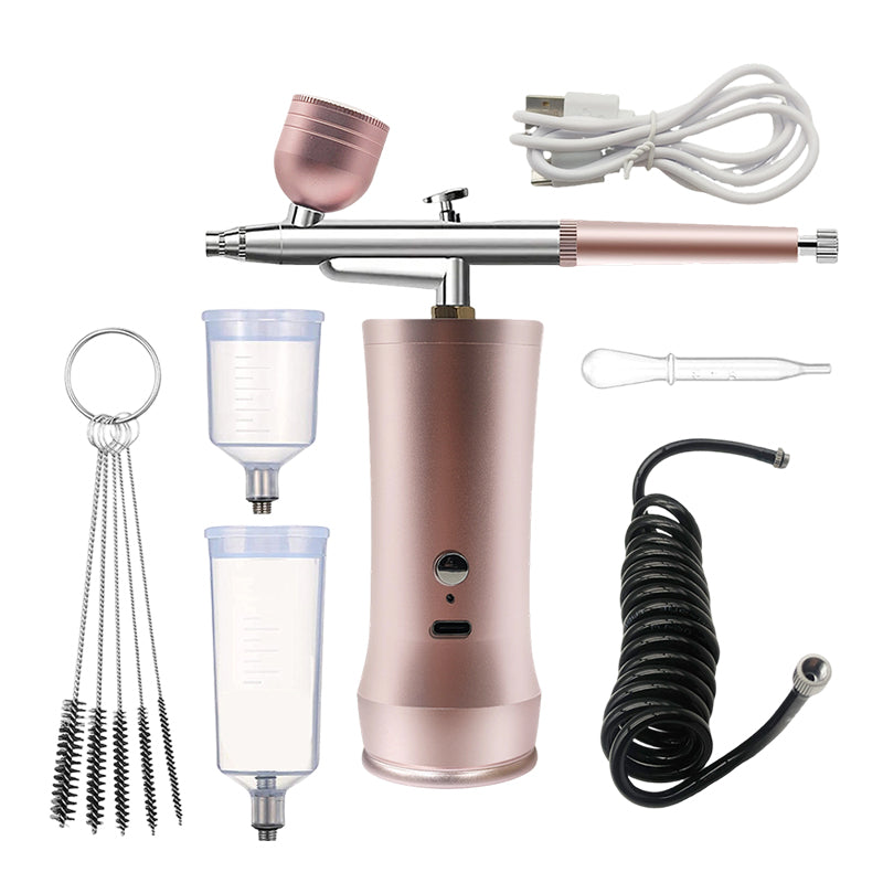📢📢50% OFF !! ⏰🎨 Three pressure settings + wireless freedom! Professional-grade airbrush for makeup, nail art, and modeling—all in one device! ✨