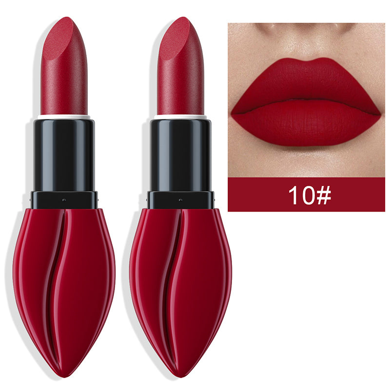 📢📢50% OFF !! ⏰Long-Lasting Lip-Shaped Matte Lipstick