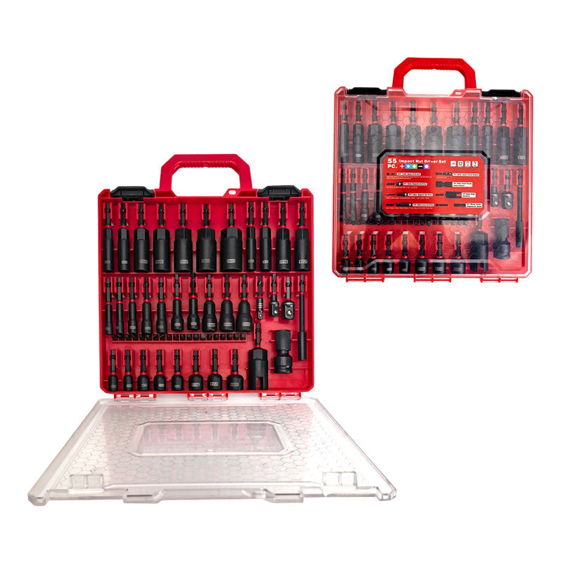 📢📢50% OFF !!!⏰55-Piece Magnetic Impact Nut Driver Set