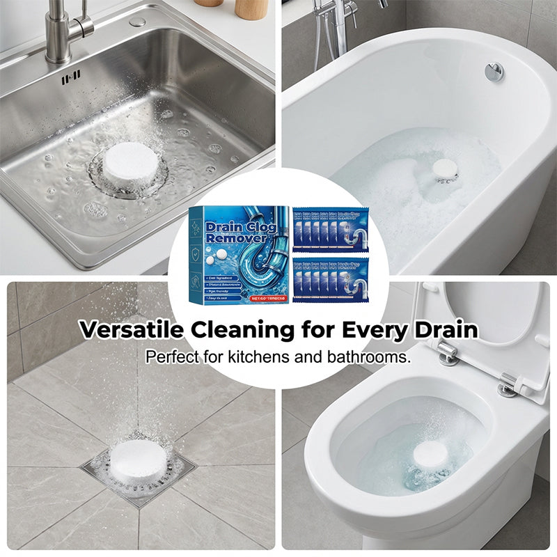 📢📢BUY 2 GET 1 FREE⏰Effervescent Drain Clog Remover Tablets