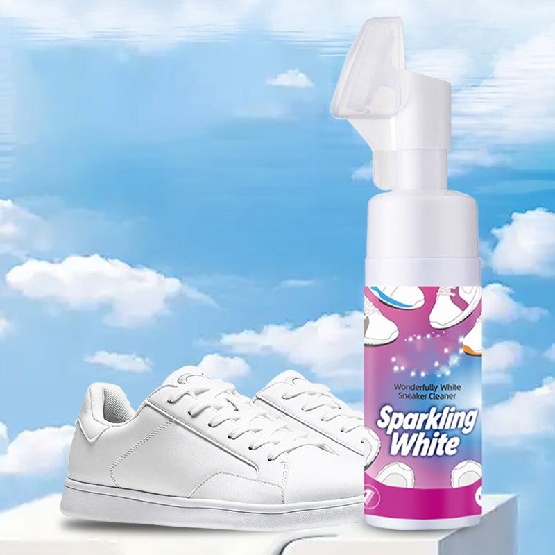 Buy 2 Get 3 FREE Waterless Foam White Shoe Cleaner with Brush