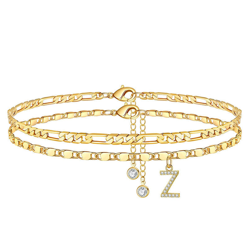 📢📢30% OFF !! ⏰Layered Gold Ankle Bracelet for Women