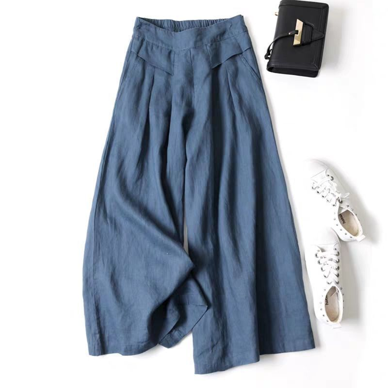 📢📢30% OFF !! ⏰Women's Cotton-Linen Wide-Leg Pants