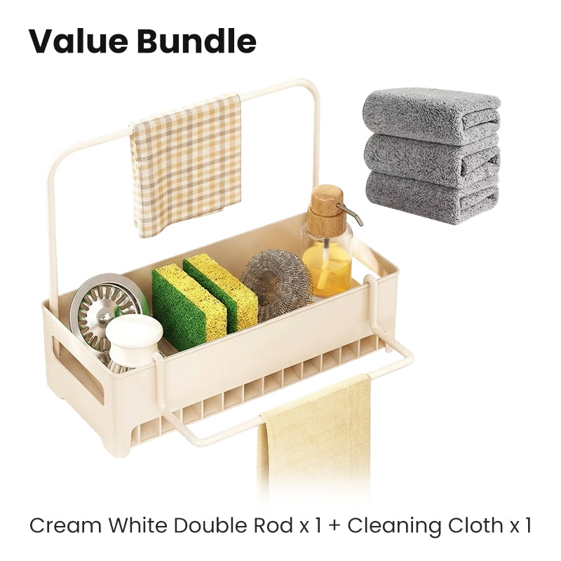 📢📢40% OFF !! ⏰Multifunctional Sink Drain Rack for Kitchen Organization