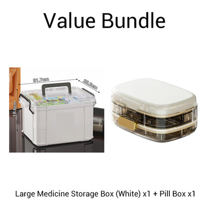 📢📢50%  OFF !!!⏰Multi-Layer Transparent Medicine Storage Box