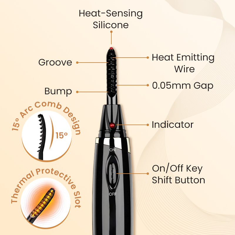 📢📢50 %  OFF !! ⏰Lash Lift Heated Lash Curling Tool-Natural Curl Long-lasting Effect