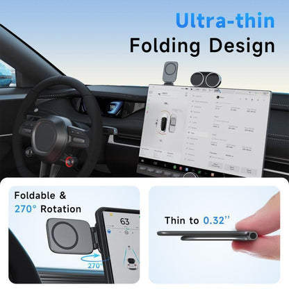 📢📢50% OFF!!⏰Magnetic Strong-Hold Phone Mount—Sticks Like a Magnet, Stands Like a Rock!📱⚡