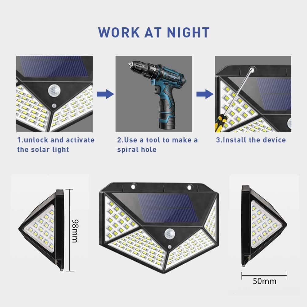 📢📢Buy 3 Get 2 Free  ⏰INSTANTLY LIGHT-UP YOUR OUTDOOR SPACE WITH MOTION-ACTIVATED SOLAR LIGHTS