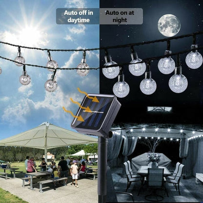 📢📢50% OFF !!!⏰Waterproof Solar Powered LED Outdoor String Lights