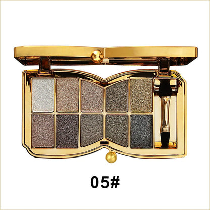 💗LAST DAY - BUY 1 GET 1 FREE💗10 Colors Glitter Shimmer Eyes Shadow Pallet