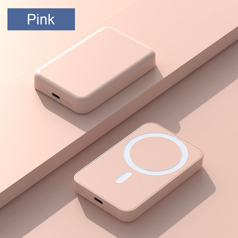 📢📢30%  OFF !! ⏰15W Fast Charge Portable Wireless Magnetic Power Bank