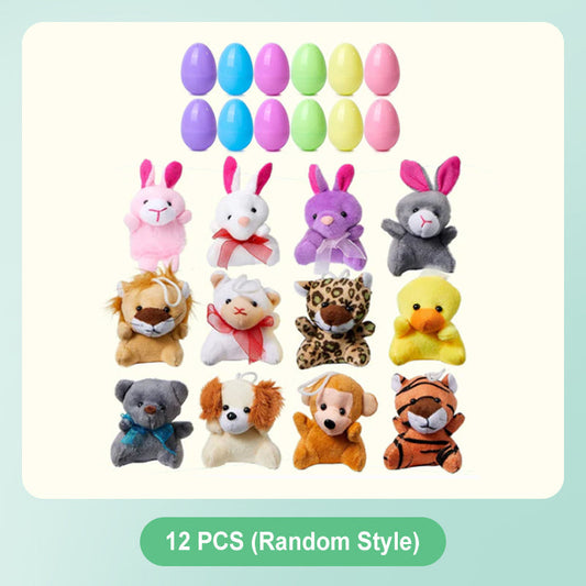 📢📢50% OFF !!!⏰Pre-filled Easter Eggs with Stuffed Animal Toys