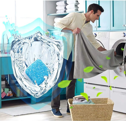 📢📢BUY 5 GET 5 FREE⏰ Washing Machine Deep Cleaning Tablets – Kills 99% of Bacteria, Removes Odors & Prevents Mold 🧽