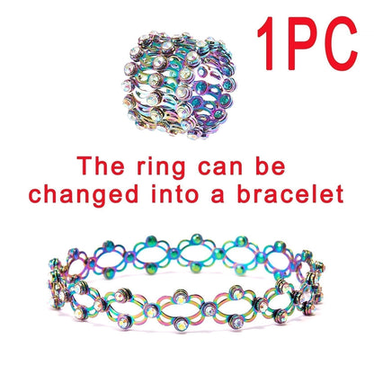 🔥Magic 2 in 1 Foldable Ring Bracelet🎅Limited time offer