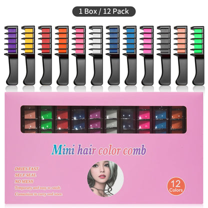 📢📢55% OFF !!⏰⏰Temporary Hair Dye Chalk Comb- Cruelty Free