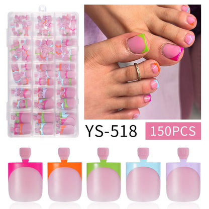 📢📢30% OFF !! ⏰Press On Toe Nails for Women