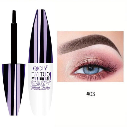 ✨Easy-to-peel eyebrow gel – waterproof and sweatproof, provides medium coverage, suitable for all skin types.