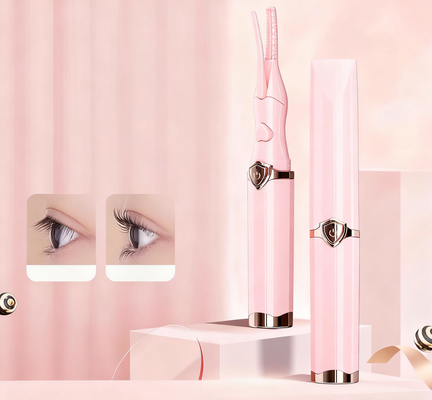 🎁Buy 2 Get 1 Free🔥2025 Rechargeable Heated Eyelash Curler for Quick Heating Curling
