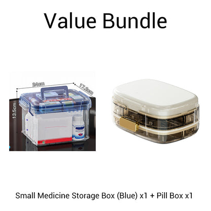 📢📢50%  OFF !!!⏰Multi-Layer Transparent Medicine Storage Box