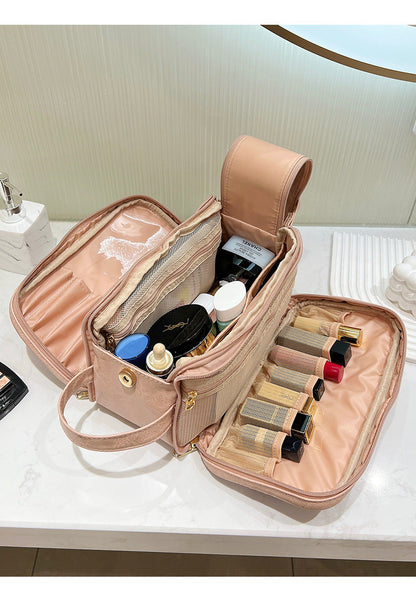 Sac à Cosmétiques de Grande Capacité à Huit Compartiments