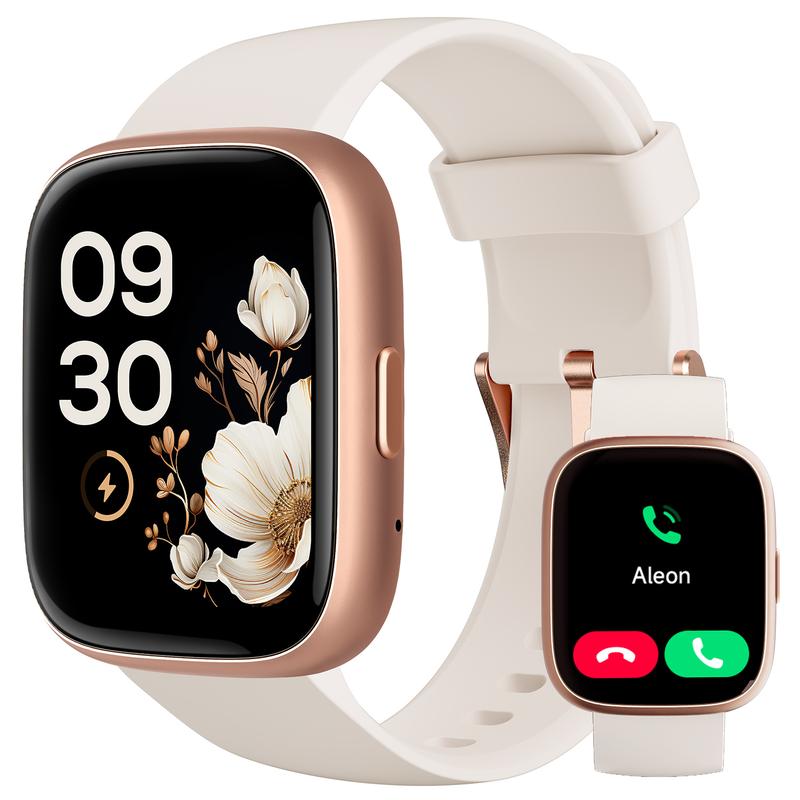 📢📢60%  OFF !! ⏰Smart Watch for Women Men, Fitness Tracker with Answer/Make Calls, Fitness Watch with Sleep Tracker/100 Sports/IP68 Waterproof Pedometer