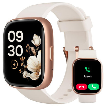 📢📢60%  OFF !! ⏰Smart Watch for Women Men, Fitness Tracker with Answer/Make Calls, Fitness Watch with Sleep Tracker/100 Sports/IP68 Waterproof Pedometer