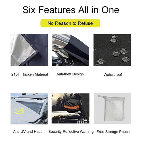 📢📢50%  OFF !!⏰Windshield Snow Cover Sunshade