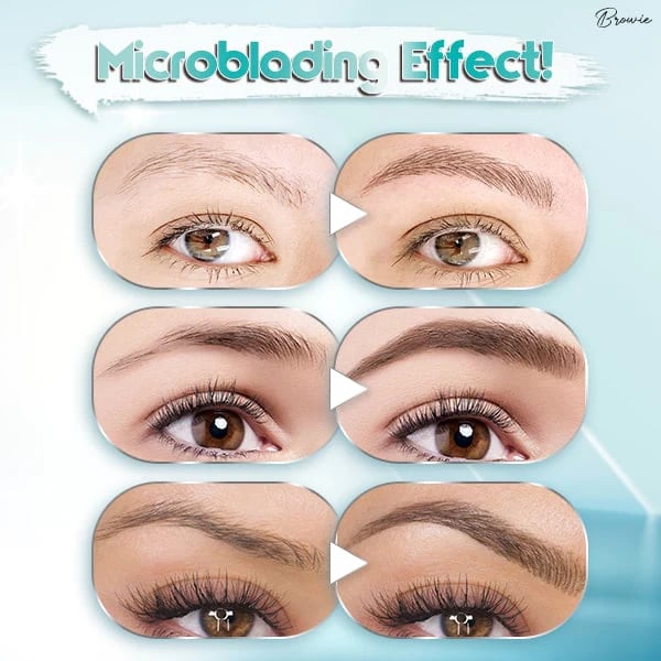 📢📢Buy 1 get 1 free⏰3D Waterproof Microblading Eyebrow Pen 4 Fork Tip Tattoo Pencil