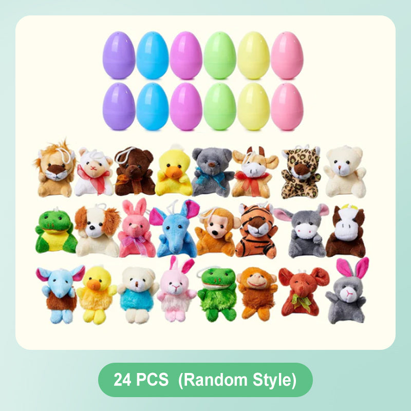📢📢50% OFF !!!⏰Pre-filled Easter Eggs with Stuffed Animal Toys
