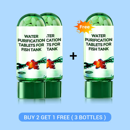 Buy 2 Get 1 Free⚡50K+ SOLD!🐠Powerful Aquarium Water Purification Tablet🌿