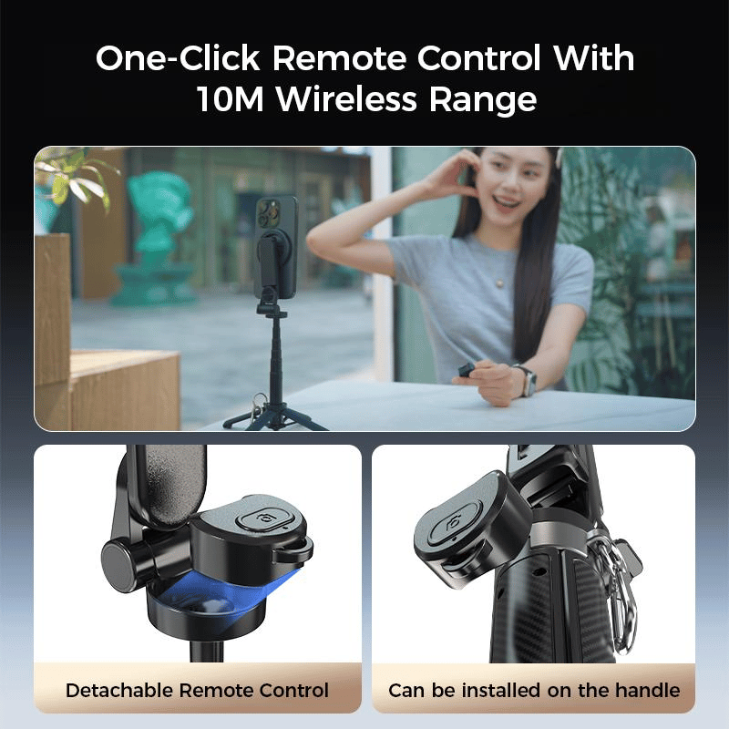 📢📢50%  OFF !! ⏰4-in-1 Magnetic Selfie Stick-360° Rotation & Portable Tripod✅