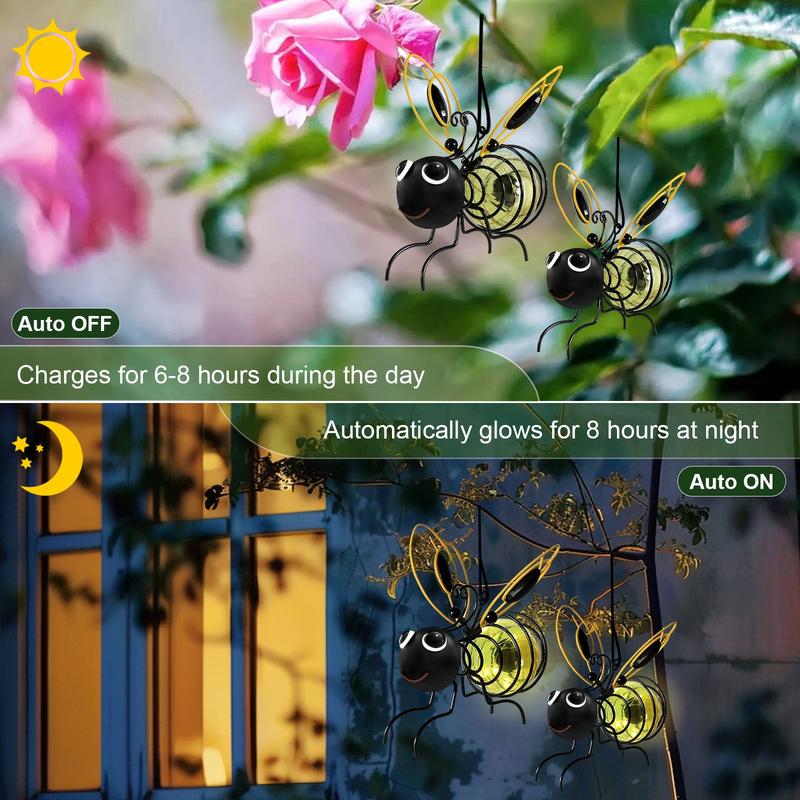🐜🐝Outdoor Hanging Solar Bee Light