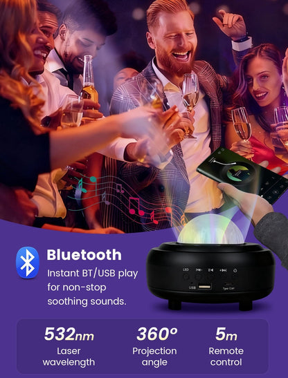 📢📢60 % OFF !!🎅 Northern Lights Aurora Projector – Enjoy the starry sky at home ✨