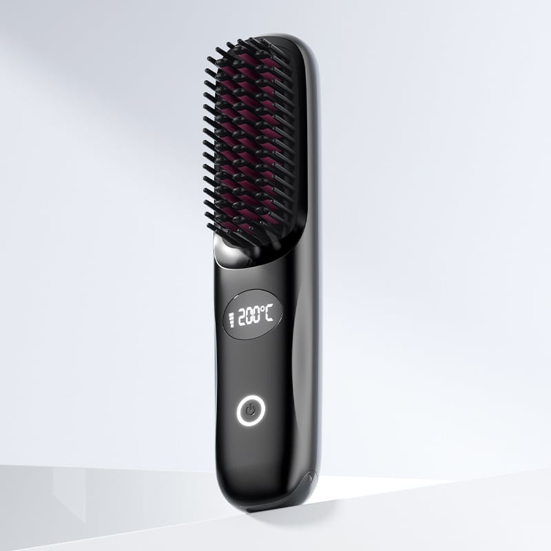 🎄Christmas Sale 33% OFF🔥2-in-1 Straightening & Cordless Hair Straightener with LED Display