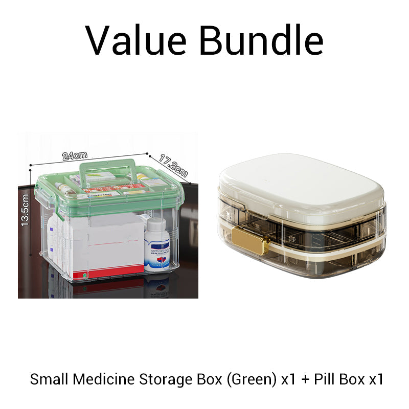 📢📢50%  OFF !!!⏰Multi-Layer Transparent Medicine Storage Box