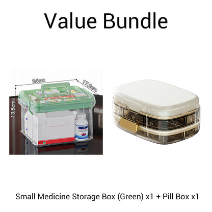 📢📢50%  OFF !!!⏰Multi-Layer Transparent Medicine Storage Box