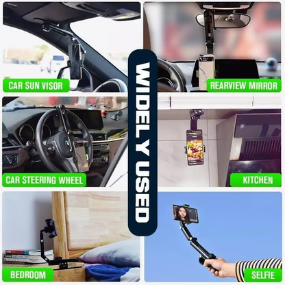 📢📢60 %  OFF !! ⏰ Rotatable and Retractable Car Phone Holder