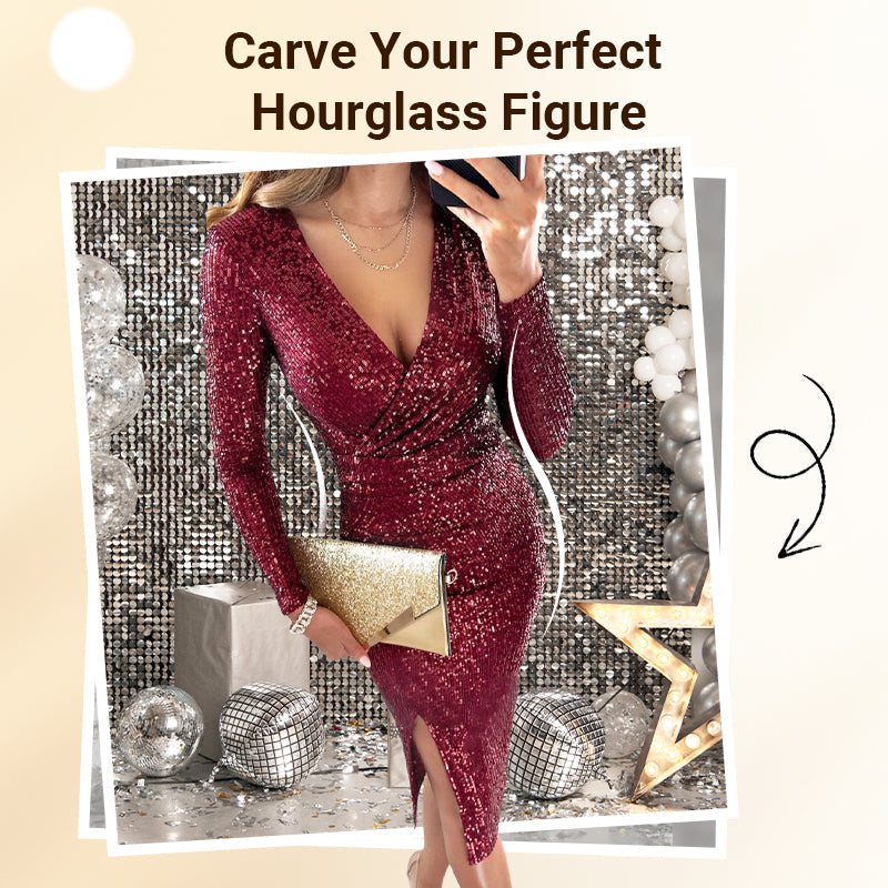 🎅🎄Christmas Hot Sales 60% OFF🔥✨New Arrival✨Sexy Sequin Body-con Dress