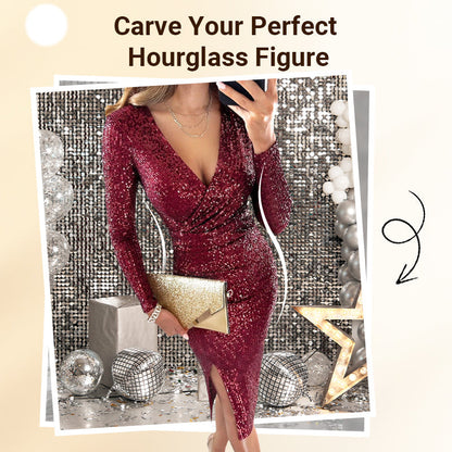 🎅🎄Christmas Hot Sales 60% OFF🔥✨New Arrival✨Sexy Sequin Body-con Dress