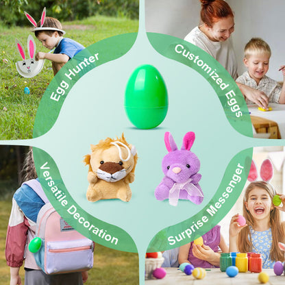 📢📢50% OFF !!!⏰Pre-filled Easter Eggs with Stuffed Animal Toys