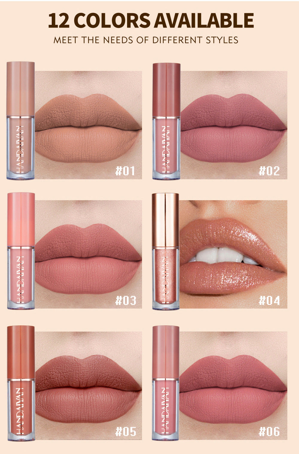 📢📢 BUY 2 GET 1 FREE! 🎀 12-Color Book Lip Gloss Set – Shimmery Shades, Moisturizing Formula & Mini Portable Design 💄✨