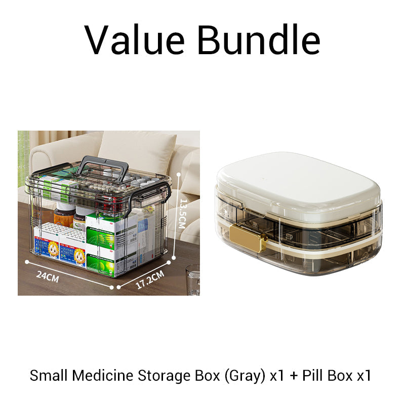 📢📢50%  OFF !!!⏰Multi-Layer Transparent Medicine Storage Box